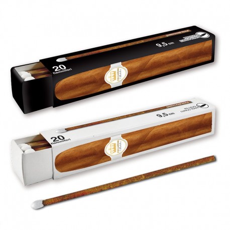 Fiammiferi per sigari Cigar Premium Fiammino - 1 scatolina da 20
