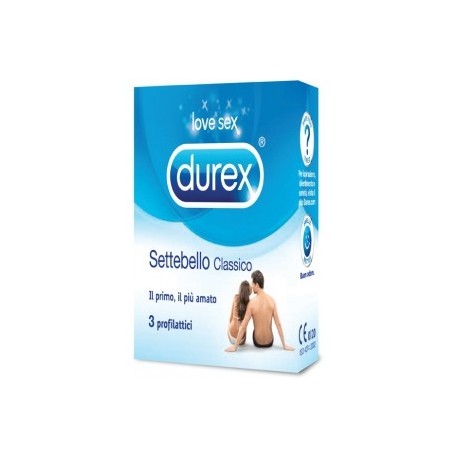 36 Preservativi Durex Settebello - 12 Scatole da 3 pezzi