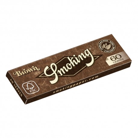 Cartine Smoking Brown Senza Cloro Corte Libretto