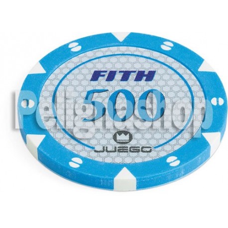 JUEGO FICHES TOURNAMENT Blu 14 gr Tubo da 100 pz