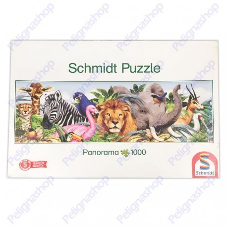 Puzzle Schmidt 1000 pezzi ANIMALI DELLA JUNGLA