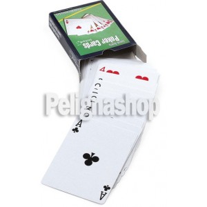 JUEGO MINI POKER SET con un mazzo carte da poker e 50 fiches