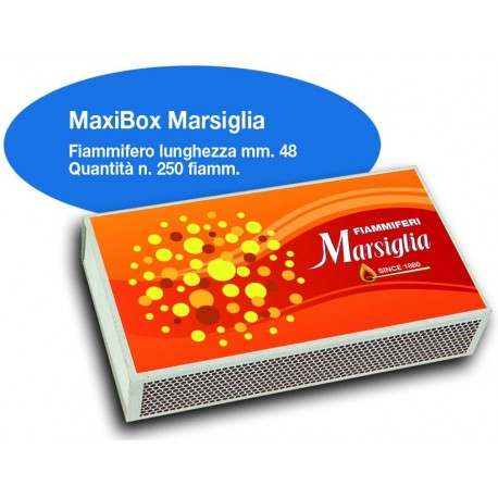 Fiammiferi Maxi Box - 1 Box da 10 scatoline da 250