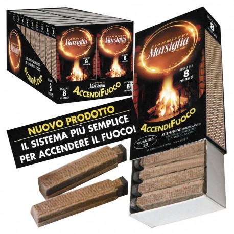 Accendifuoco Marsiglia - 1 scatolina da 20 fiammiferi