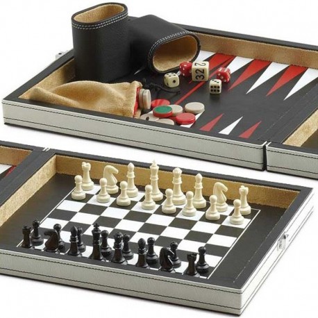 Juego Tavoliere Scacchi e Backgammon IMPERIA Juego Tavoliere Scacchi e Backgammon IMPERIA