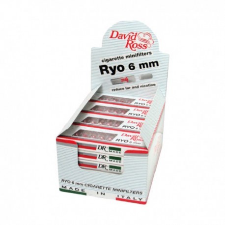 David Ross Microbocchini Ryo 6mm - 1 Box da 24 Blister da 10
