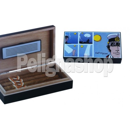 CORTO MALTESE Humidor Travel Riquadri umidificatore