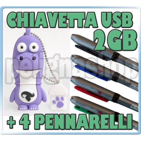 Penna usb DINOSAURI pendrive chiavetta 2gb Dinosauro 1