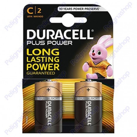 Duracell Long Power Alcaline Mezzatorcia C - Blister 2 Batterie