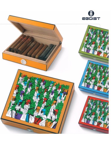 Humidor Royale umidificatore in legno colorato