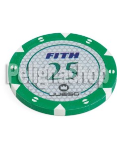 JUEGO FICHES TOURNAMENT Verdi 14 gr Tubo da 100 pz