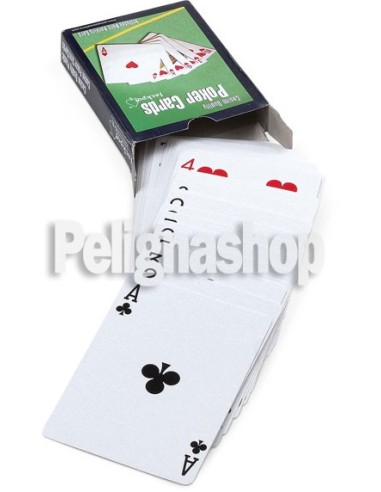 JUEGO MINI POKER SET con un mazzo carte da poker e 50 fiches