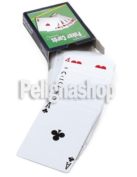 JUEGO MINI POKER SET con un mazzo carte da poker e 50 fiches
