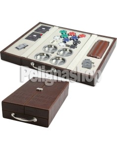 JUEGO Valigetta ecopelle MULTI SET MIAMI BROWN