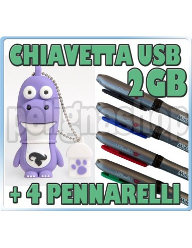 Penna usb DINOSAURI pendrive chiavetta 2gb Dinosauro 1