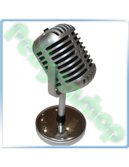 Satzuma Microfono Old Style Retro Vintage in Plastica jack 3,5 mm