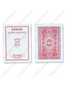 Carte da gioco POKER LEGGERO Dal Negro 54 carte plastificate