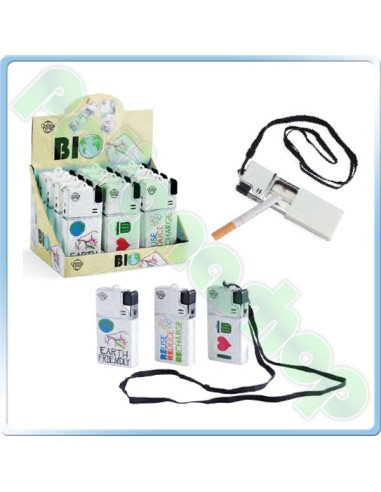 Chilling Time Bio Lighter - Accendino con posacenere tascabile