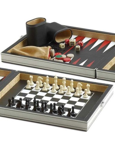Juego Tavoliere Scacchi e Backgammon IMPERIA