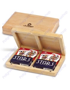 Juego Portacarte Quercia in legno massello