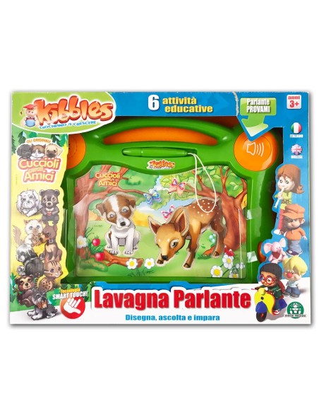Lavagna Parlante CUCCIOLI CERCA AMICI disegna ascolta e impara GIOCHI PREZIOSI