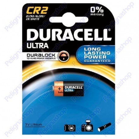 Duracell Ultra Duralock CR2 Pila Al Litio - Blister 1 Batteria