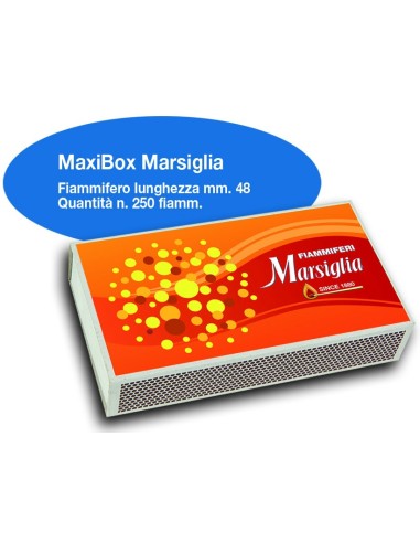 Fiammiferi Maxi Box - 1 Box da 10 scatoline da 250