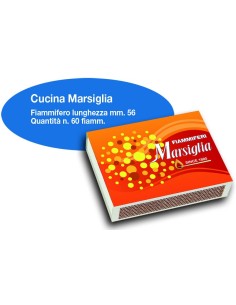 Fiammiferi Cucina Marsiglia - 1 Box da 50 scatoline da 60