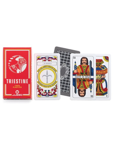 Carte da Gioco Juego Triestine - 1 mazzo da 40 carte in Plastica