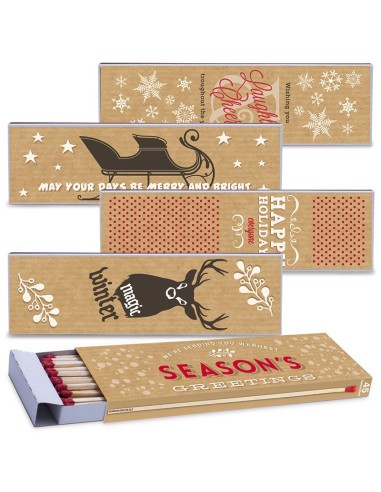 Fiammiferi Fiammino Caminetto Holiday - Box da 12 scatoline