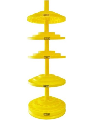 Espositore Girevole 5 Piani Accendini Clipper LARGE completo