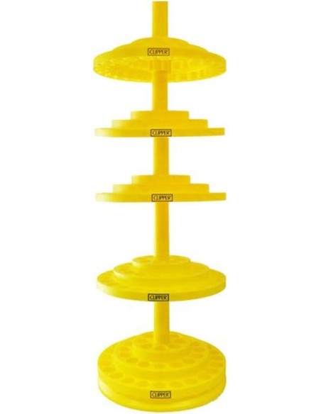 Espositore Girevole 5 Piani Accendini Clipper LARGE completo