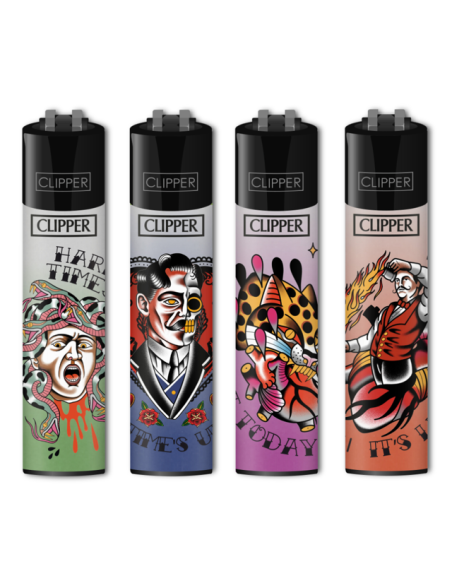 Accendino Clipper Large Fantasia HARD LOVE - Accendini Clipper Sfusi