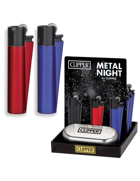 Accendino Clipper Large Metal NIGHT - Accendini Clipper