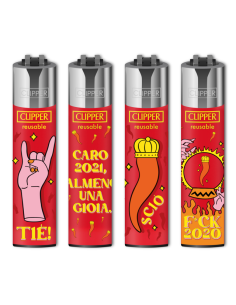 Accendino Clipper Large Fantasia Antisfiga 2021 - Accendini Clipper Edizione Limitata