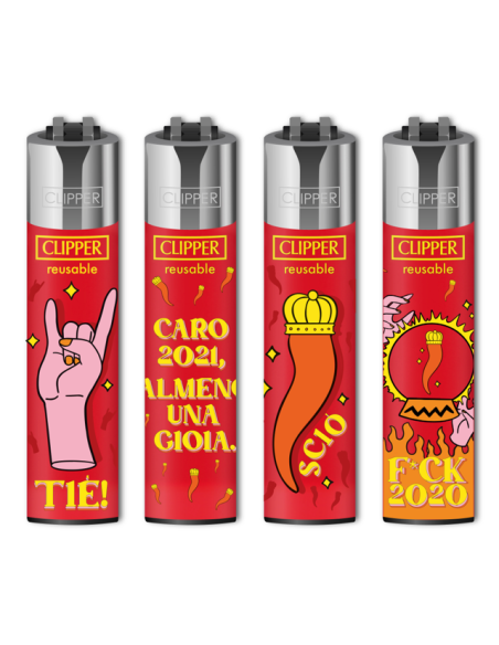 Accendino Clipper Large Fantasia Antisfiga 2021 - Accendini Clipper Edizione Limitata