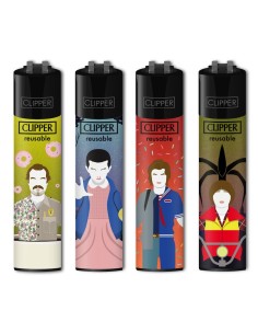 Accendino Clipper Large Fantasia Stranger Clipper - Accendini Clipper Edizione Limitata