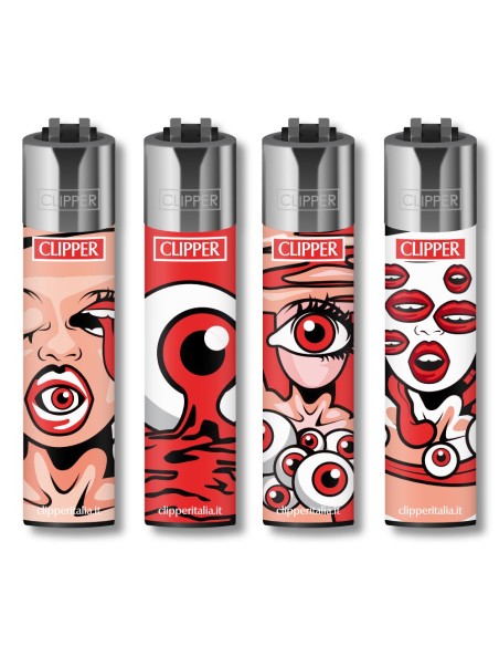 Accendino Clipper Large Fantasia Take a Look - Accendini Clipper Edizione Limitata
