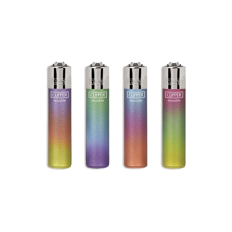 Clipper Large Painted 8 - Serie 3 - 4 Accendini