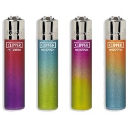 Clipper Large Painted 9 - Serie 4 - 4 Accendini