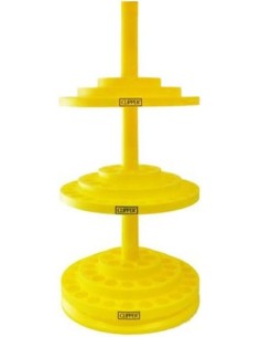 Espositore Girevole 3 Piani Accendini Clipper LARGE completo