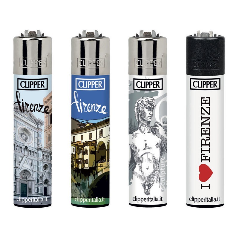 Clipper Large Fantasia FIRENZE - 4 Accendini