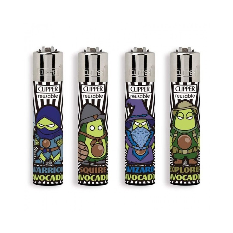 Clipper Large Fantasia AVOCADOS LEGEND - 4 Accendini