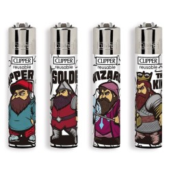 Clipper Large Fantasia DWARF CLAN - 4 Accendini