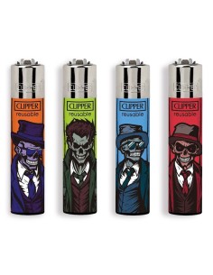 Clipper Large Fantasia GANGSTERS - 4 Accendini