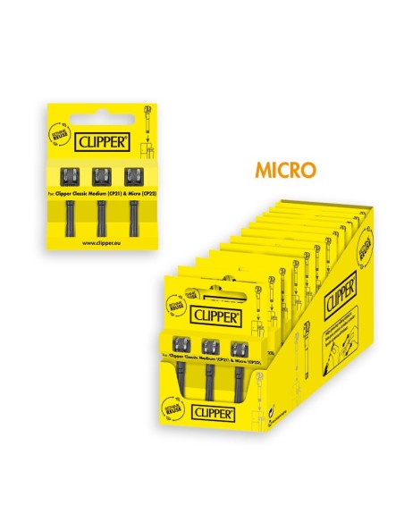 Clipper Pietrine Blister MICRO - Confezione da 3 pezzi