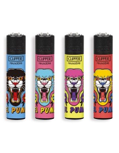 Clipper Large Fantasia EL PUMA - 4 Accendini