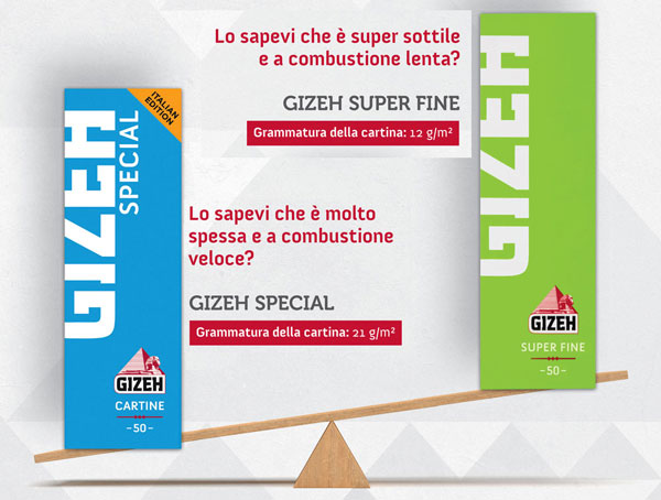 Gizeh: assortimento ed elevata qualità