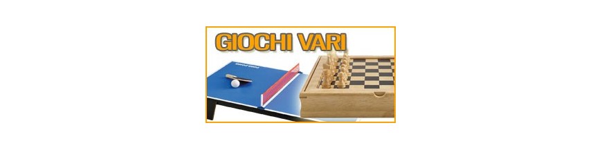 Giochi vari e da tavolo