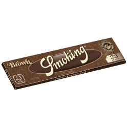 Cartine Smoking BROWN DOUBLE corte doppie NATURALI senza Cloro 25 pz 1 BOX